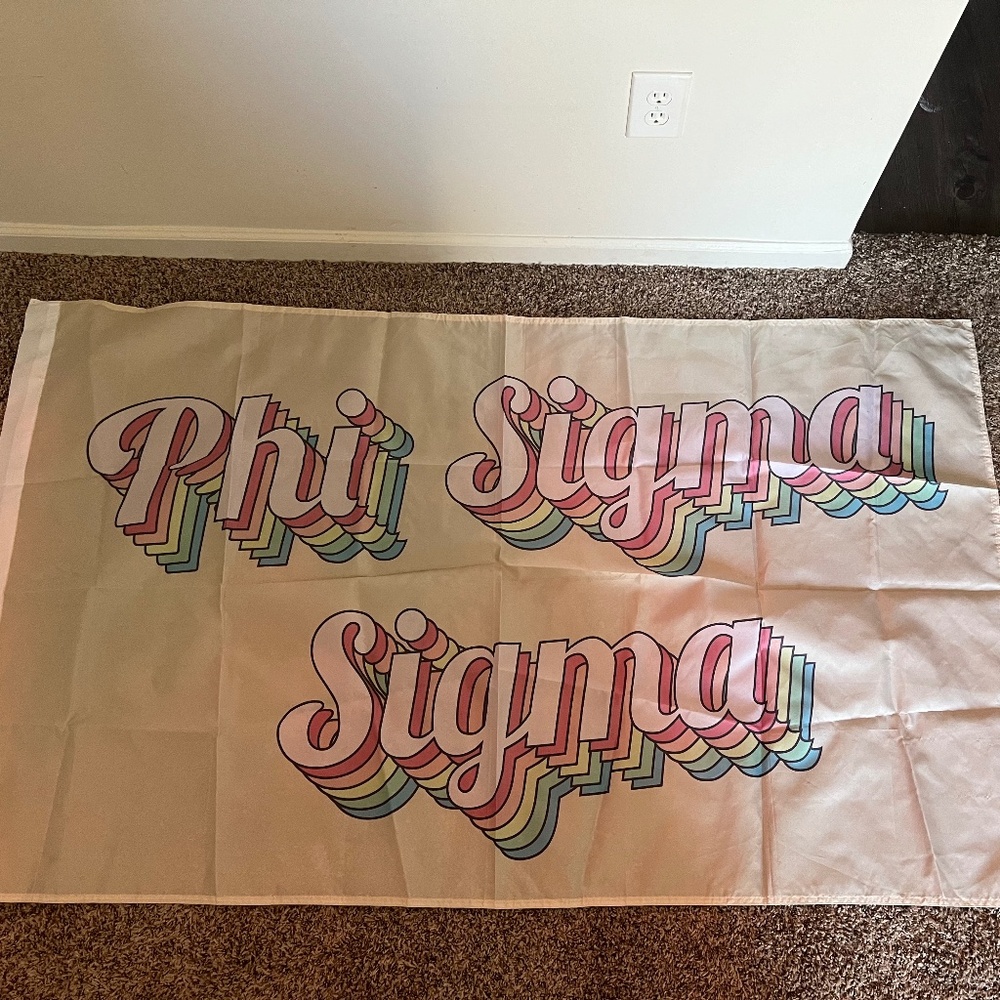 Phi Sigma Sigma Flag